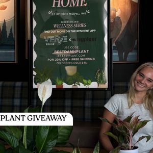 🌱 GIVEAWAY 🌱

Move in is getting closer and we can’t wait to welcome you home!!! While we count down the days we are teaming up with @easyplant to help you elevate your space, one low maintenance plant at a time! 🤩🌵🪴

Want to win your own easy plant!? Here is how to enter

🪴Follow @verveboise 
🪴Like this post
🪴Tag a friend who needs a low maintenance plant

🌵Bonus entry: Share this post to your story! 🙌

Two lucky winners will each receive 2 @easyplant plants to help make their new space feel like home!!
🏡🔑🪴

Winner will be announced Wednesday August 31st!!!🎉

#VERVEBoise #boisestate #studenthousing #apartment